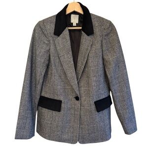 joie Plaid Blazer
